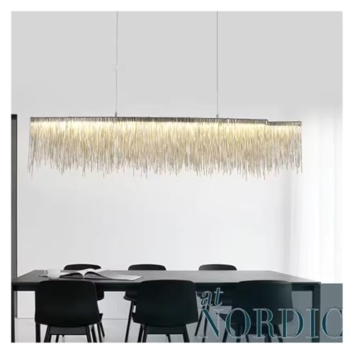 Chandelier LED suspendido para iluminar comedores oscuros con lujo