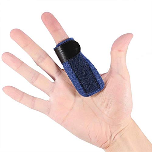 Finger Extension Splint for Trigger Finger, Mallet Finger?Finger Knuckle Immobilization, Finger Fractures, Wounds, Post-operative Care and Pain Relief- Malleable Metallic hand splint finger support