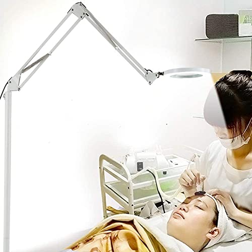 Lámpara de pie para salón con lupa y luz regulable 7