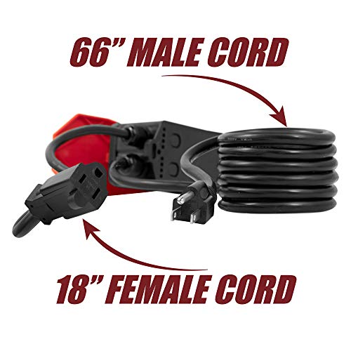 Fulton 110V Single Phase On/Off Switch With Large Stop Sign Paddle For Easy Visibility And Contact For Quick Power Downs Ideal For Router Tables Table Saws And Other Small Machinery #TOP5