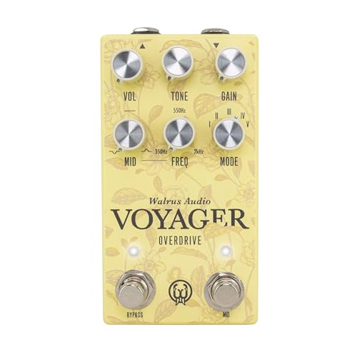 Walrus Audio Voyager MKII Overdrive Pedal - Floral