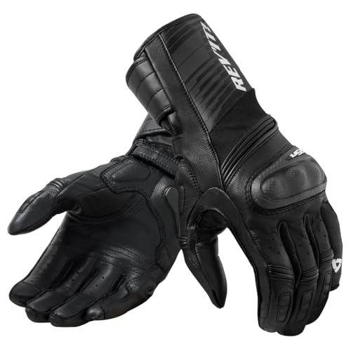 Gants de moto Revit RSR 4 noir et anthracite en taille 2XL pour motard