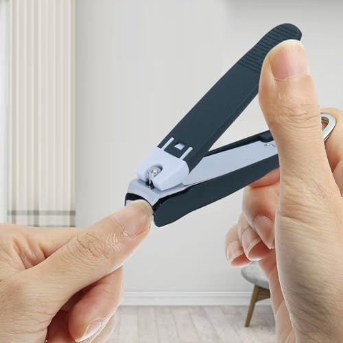 DOCOSS Steel Big Nail Clippers For Men Women Nail Cutter with Toe Nail Clipper,Cuticle Cutter & Ingrown Toenail Cutter,Nails Cutter(Green) - Image 5