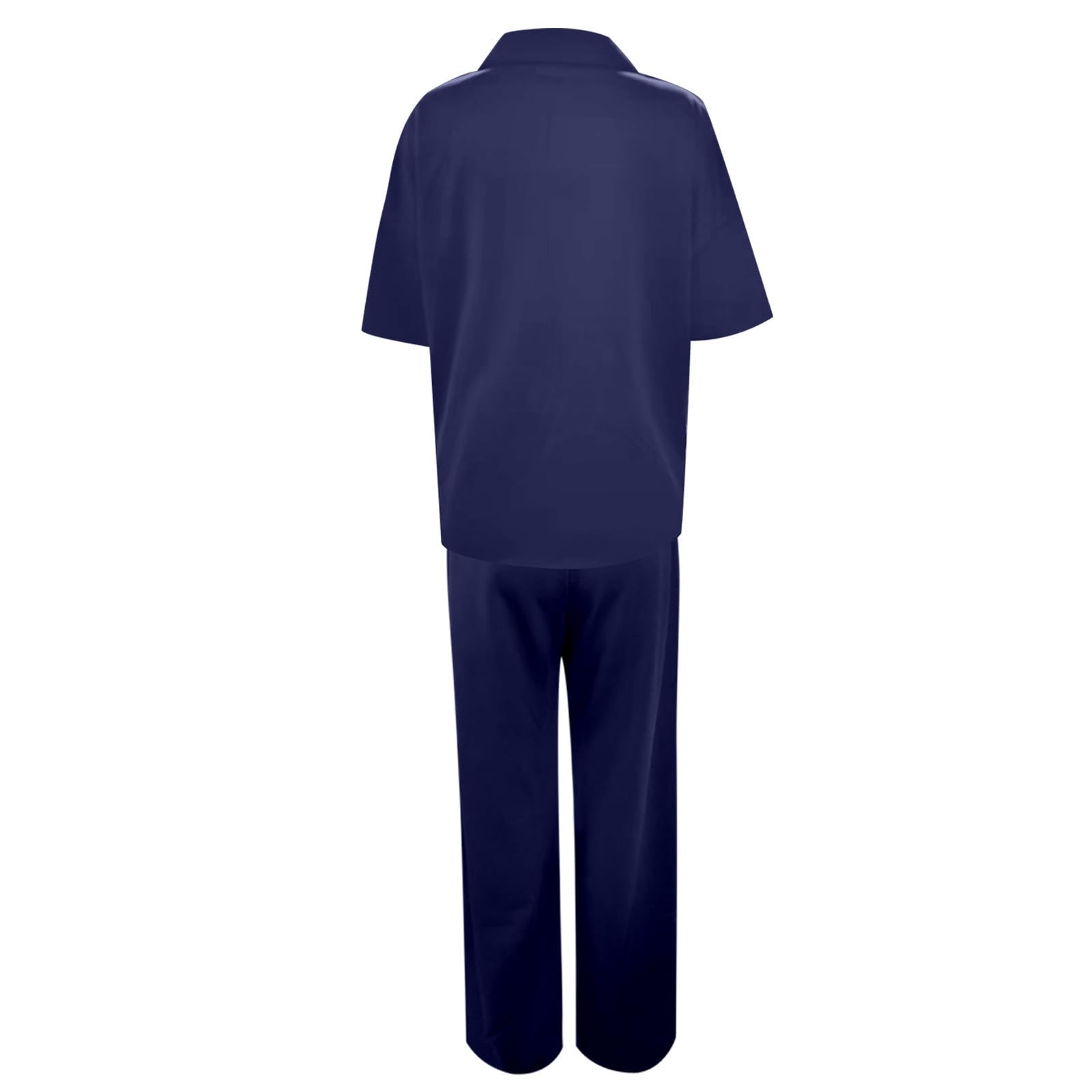 Trendiger Damen Hosenanzug Set für legere Anlässe Elegantes Kleidungsset mit vielseitiger Passform Ideal im Frühling Leicht zu reinigen pflegen Perfekt für Wochenend-Looks