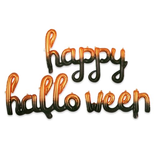 Image of Rozi Decoration Happy Halloween Foil Balloons | Party Decorations Scary | Balloon Pack of 1 Set, Multicolor