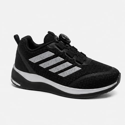 Image of Auto lace-up Sports Shoes for Kids with Rotary Dial Lock | Sturdy Design, Cushioned Insole, Slip Resistant