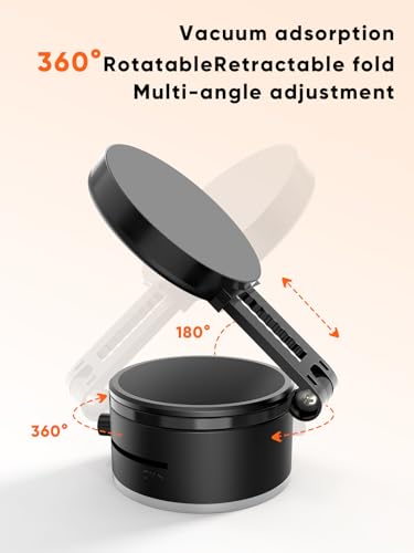 Image of CableCreation Magnetic Phone Holder for Car, 360 Rotating Phone Mount