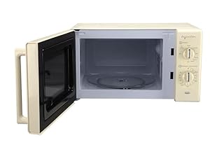 Infiniton Microondas MW-RC21, 700 W, 20 L, Función Grill, Función descongelar, Temporizador 35 min, Acabado Vintage (beige)