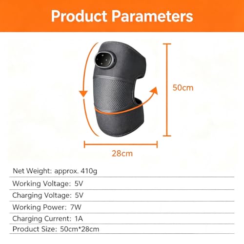 Masajeador de codo inalámbrico con vibración y calor digital 6