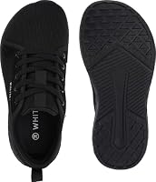 WHITIN Women's Wide Toe Box Walking Shoes Zero Drop Sneakers, Black, 8W — image 6