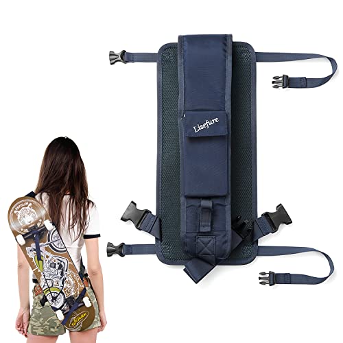 LISEFURE Skateboard Shoulder Carrier Skateboard Carry Strap Skateboard Carry Bag Backpack Skateboard Carry Shoulder with Adjustable Straps