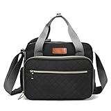 Small Diaper Bag Tote for Girls Baby Nappy Bag - Travel&Outdoor Stroller Organizer Multi-Function Cute Diaper Maternity Bag for Mom Daddy Baby Boys, Traveling with Toddlers Must Haves, Black