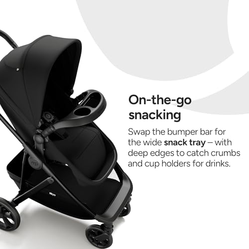 Image of Mompush Wiz Pro Bassinet Stroller with Reversible Seat and Snack Tray