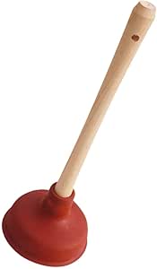 Sturalavandino In Gomma Con Manico Legno Anzapack - Pratico Ed Efficace Per Sbloccare Tubature - Foto 12