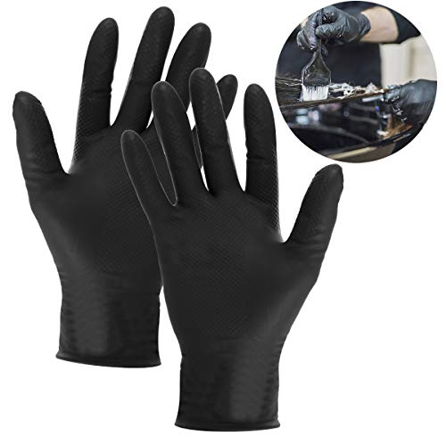 Aisheny 24pcs Hair Dye Coloring Kit,Hair Tinting Bowl,Dyeing Brush,Ear Cover,Gloves for DIY Salon Hair Coloring Bleaching Hair Dryers Hair Dye Tools (14.8 x 4.8 cm, Small Black Bowl Style)