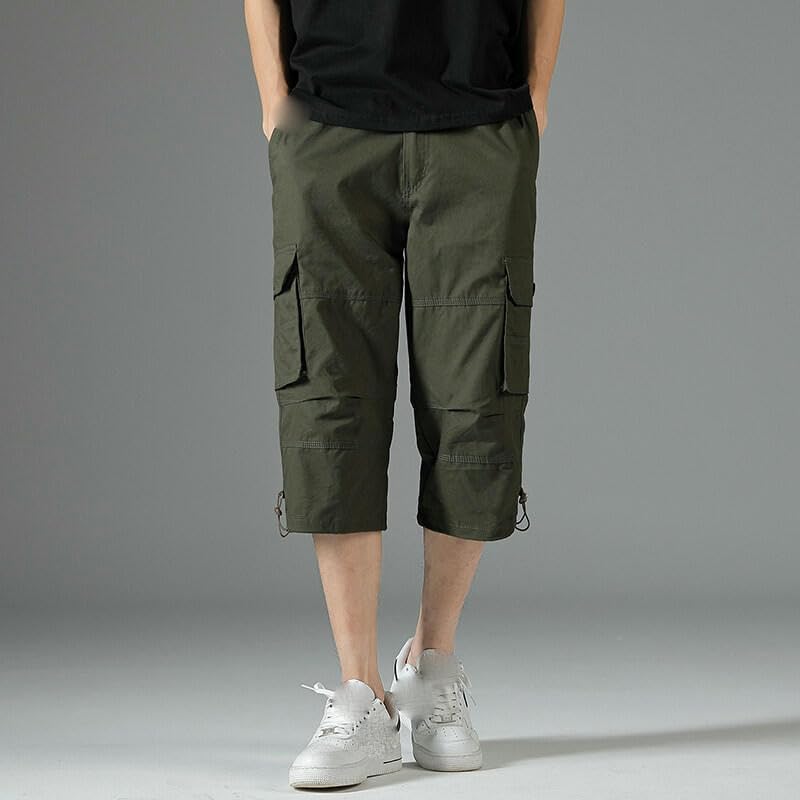 Short d'été à sept points homme léger ample à poches multiples - 7