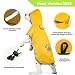 Regenjacke Hund mit Kapuze, Wasserdicht Hunderegenmantel mit Reflektierenden Streifen, Verstellbar Regenmantel Hund, Ultraleicht für große mittlere kleine Hund für Spaziergänge, zum Spielen (M | Gelb)