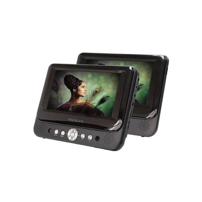 Buy FANGOR 7.5 Dual Screen DVD Player for Car Portable CD Players with