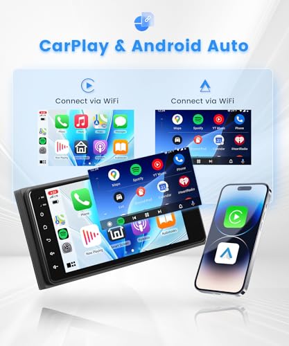 Radio para auto con pantalla 7 pulgadas Android 13 Upriding miniatura 3