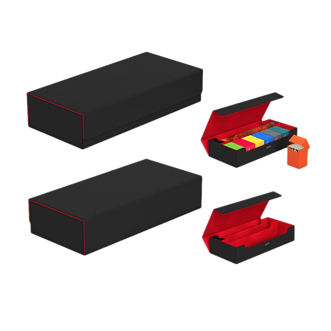 Boîte de rangement pour cartes, tapis de jeu et collecteur, boîte de rangement pour cartes, boîte de rangement anti-poussière A