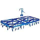 【Amazon.co.jp 限定】 和平フレイズ(Wahei freiz) アルミニウム 折りたたみできる 角ハンガー 50ピンチ スタイルラボ AMJ-0684