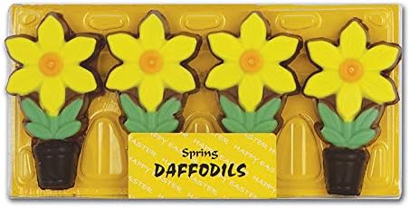 Spring Daffodils - Gwynedd Confectioners Novelty Easter Chocolates Gift Box 75g