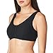 Amoena Women's Frances Front-Closure Leisure Bra,Black,Medium C/D (36/38)