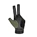 CUEBOTS Pure Pool Glove for Left Hand, 3 Finger Billiard Gloves, Low-Friction Cue Control, Breathable Mesh & Adjustable Fit, Sizes for Men & Women