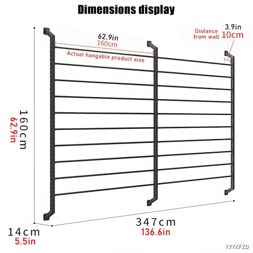 Support de rangement pour rouleau de tissu en métal réglable - 4