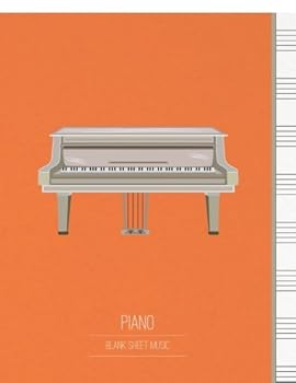 Paperback Blank Sheet Music for Piano: Music Manuscript Staff Paper & Music Notebook Book