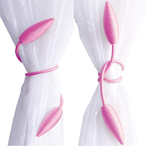 Valea Home 2 Pieces Curtain Tiebacks Clips Creative Window Drape Twist Tie Backs
