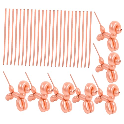 BESPORTBLE 100 Pezzi Palloncini Lunghi Modellabili in Lattice Metallo Palloncini Decorativi Per Feste Compleanno e Festival Twist Per Decorazioni Creative e Accessori Fotografici
