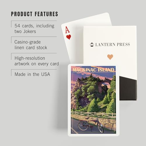 Lantern Press Baraja de Poker con 52 Cartas miniatura 3