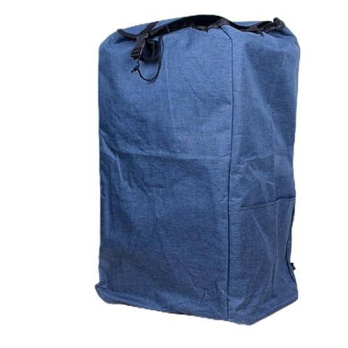 Carrito de tela impermeable con ruedas, carrito de compras plegable para uso doméstico, perfecto para supermercado y recados diarios