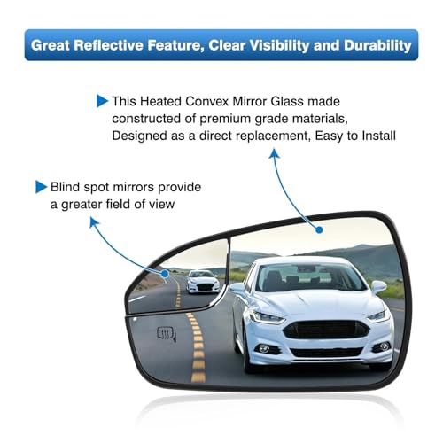 Miroir recul Ford Fusion 2013-2020 solution contre les angles morts au parking - 3
