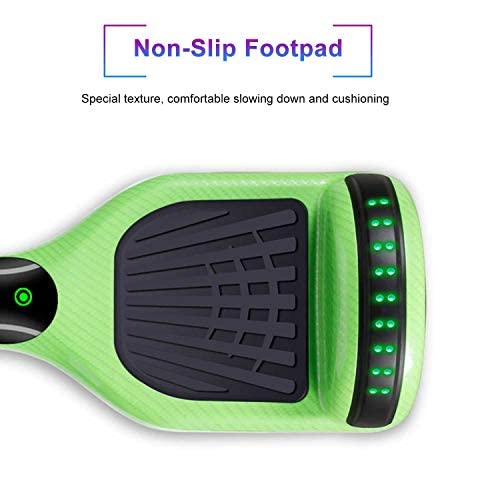 Sisigad Hoverboard For Kids Ages 6-12, With Built-In Bluetooth Speaker And 6.5" Colorful Lights Wheels, Safety Certified Self Balancing Scooter Gift For Kids #TOP3