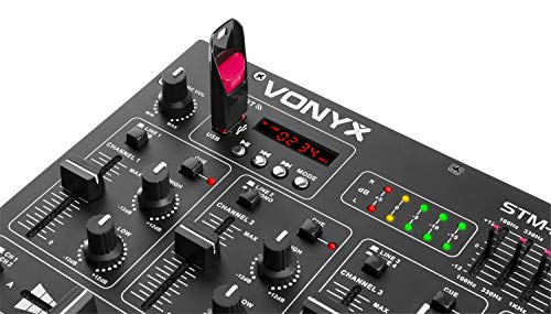 Vonyx STM2290 8 Kanaals DJ Mixer met Bluetooth, MP3 & geluidseffecten - Image 6