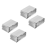 EDOBLUE Pack of 4 Plant High Silver Reflective Mylar Film Growth Mylar Films Garden Greenhouse Cover