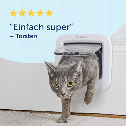 Katzenklappe PetSafe mit manueller Handverriegelung