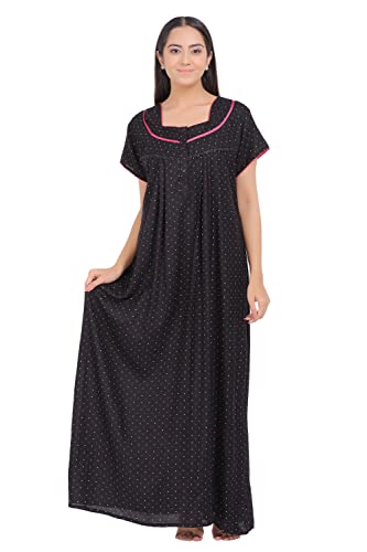 Image of Women's Alpine Mix Print Maxi Nightgown