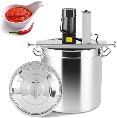 40L Stainless Steel Electric Mixer - Fully Automatic Food Mixer for Cooking, Heating & Stirring Chocolate Sauce, Commercial Pot Base & Sauce Mixer, Perfect for Food Mixing.