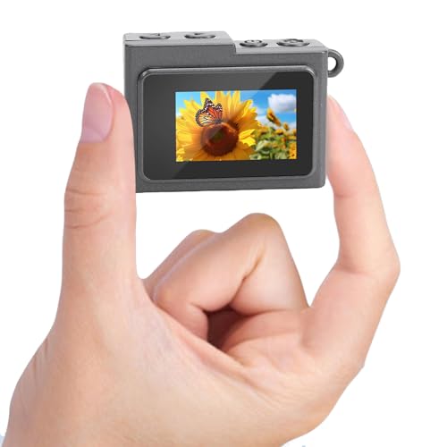 Acogedor �~�j�L�[�`�F�[���J�����A1080P HD�r�f�I�Ή� ���^���g���f�W�^���J�����A1.14�C���`��ʁA�ő�128GB�Ή��A�g�ѐ��� ���^�T�C�Y�ŗ��s�E�w�K�E�^��ɍœK (�O���[)