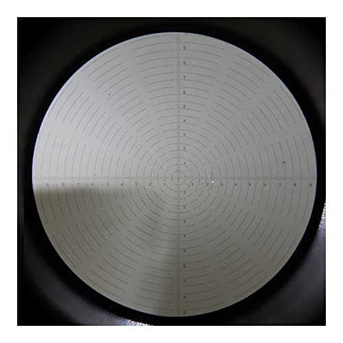顕微鏡キット 顕微鏡用接眼レンズ マイクロメーター DIV 0.1 mm 接眼レンズ 顕微鏡用マイクロメーター 接眼レンズ クロス定規 スケール 同心円 リング 直径 24 mm キャリブレーション 顕微鏡レンズアダプター