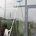 Extendable Window Cleaning Pole, High Window Squeegee Window Cleaner 2 In 1, Indoor Outdoor Window Washing Equipment with Long Handle, for Cleaner All Kinds of Windows and Car Glass, 98-220cm/108-298c