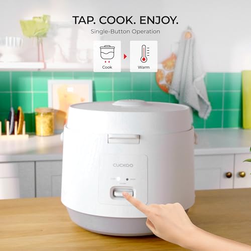 Image of CUCKOO Rice Cooker and Warmer, 20-Cup Cooked, White, CR-1095