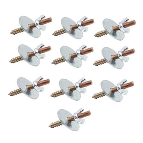 10x Nuts and Screws to Make Bird Perches Fixing Screw Kits Metal Hardware for Bird Stand Building Wood Birds Perch