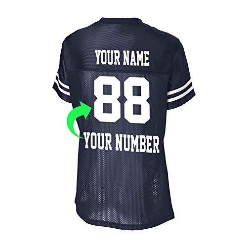 Customize Your Own Football Short Sleeve Jersey with Your Name and Team Number Personalized & Customized Jersey - Thumbnail 2