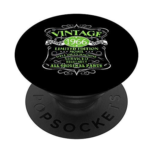 Vintage 1966 56 regalo de cumpleaños hombres mujeres diseño original PopSockets PopGrip Intercambiable