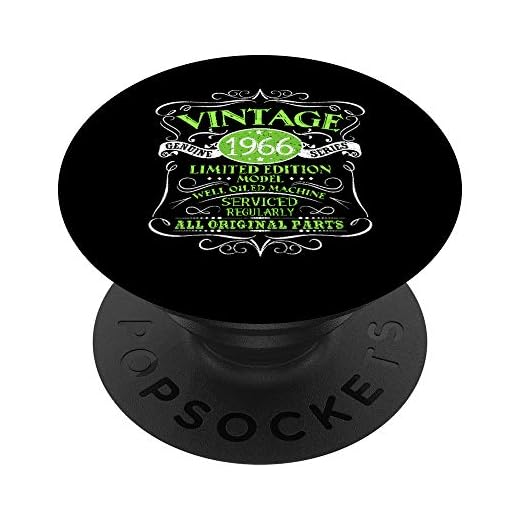Vintage 1966 56 regalo de cumpleaños hombres mujeres diseño original PopSockets PopGrip Intercambiable