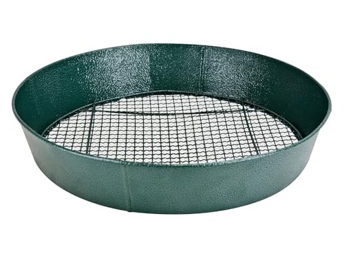 Faithfull Countryman All Steel Garden Sieve - 330 Dia. 10mm Holes